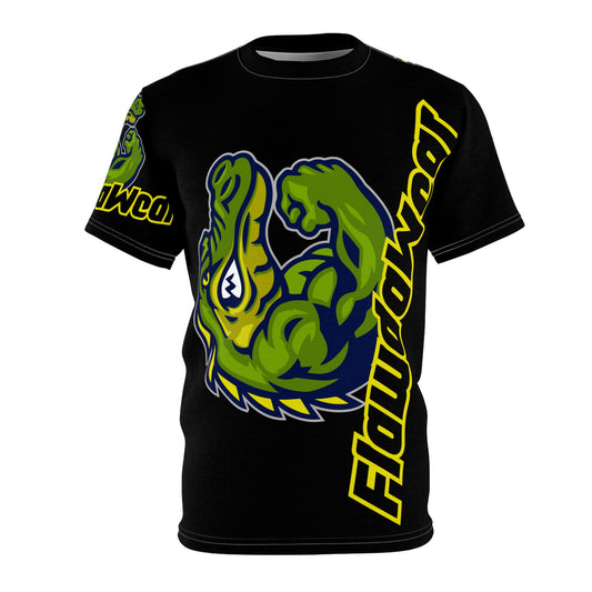 Black Flawdawear Limited Edition OG Flawda Mane “Flawda Mane Ride Mo’ Tinted Dan Tha President” Unisex Cut & Sew Playuz Tee