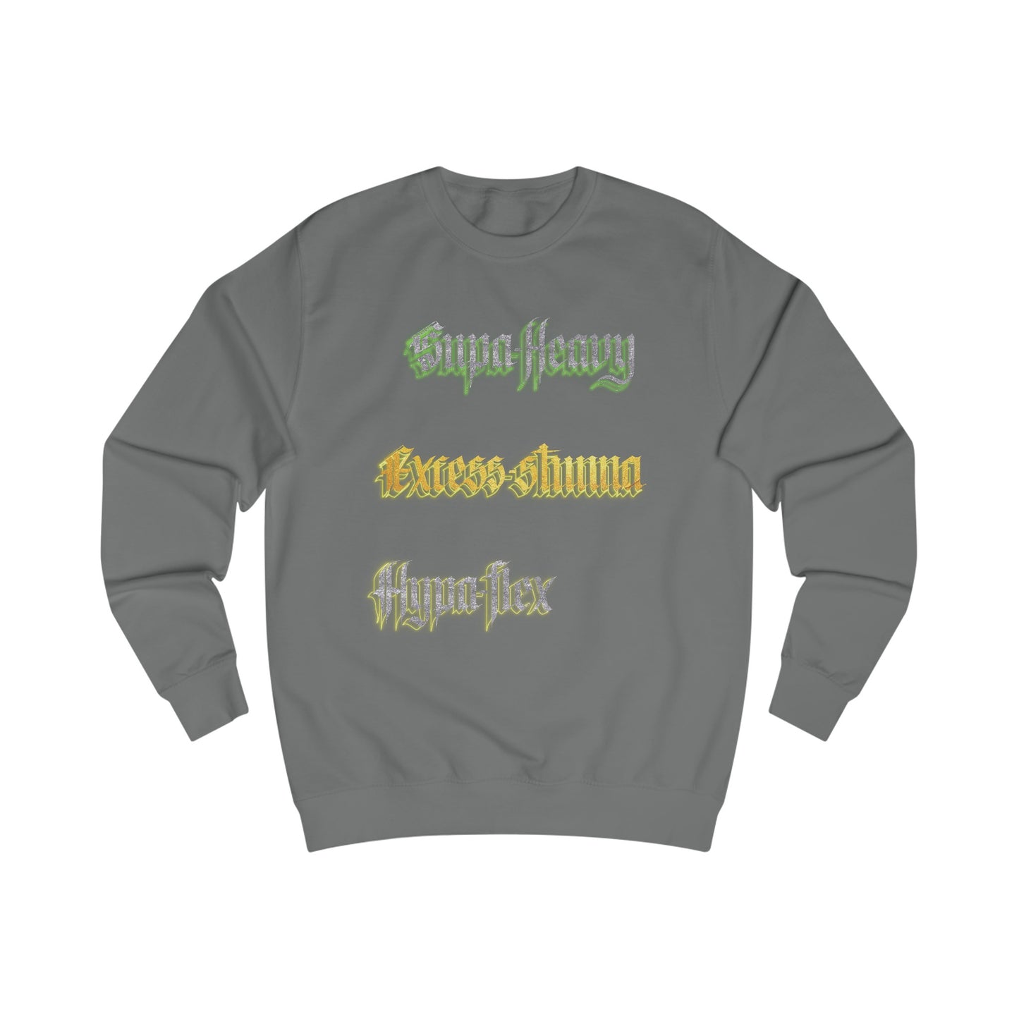 Steel Grey Gator Drip Exclusive Supa-Heavy Excess-Stunna Hypa-Flex Limited Edition OG “Excess-Stunna Collection” Men's Sweatshirt