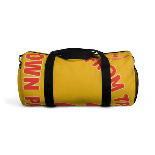 Yellow Flawdawear Limited Edition OG Alligator Papuh Playuz “From Traila Park 2 Own Palm Tree” Duffle Playuz Bag