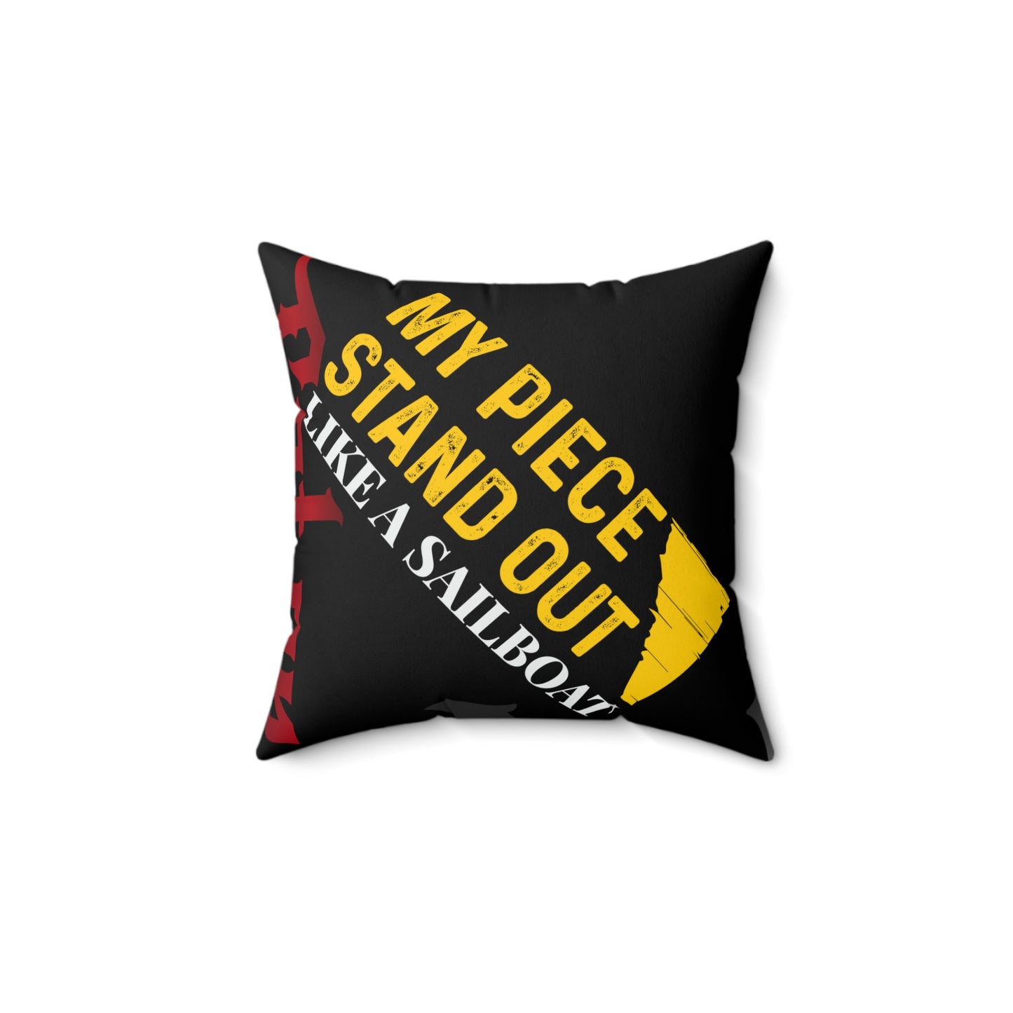 Black Gator Drip Exclusive Supa-Heavy Excess-Stunna Hypa-Flex Limited Edition OG Flawda Mane “My Piece Stand Out Like A Sailboat” Spun Polyester Square Playuz Pillow