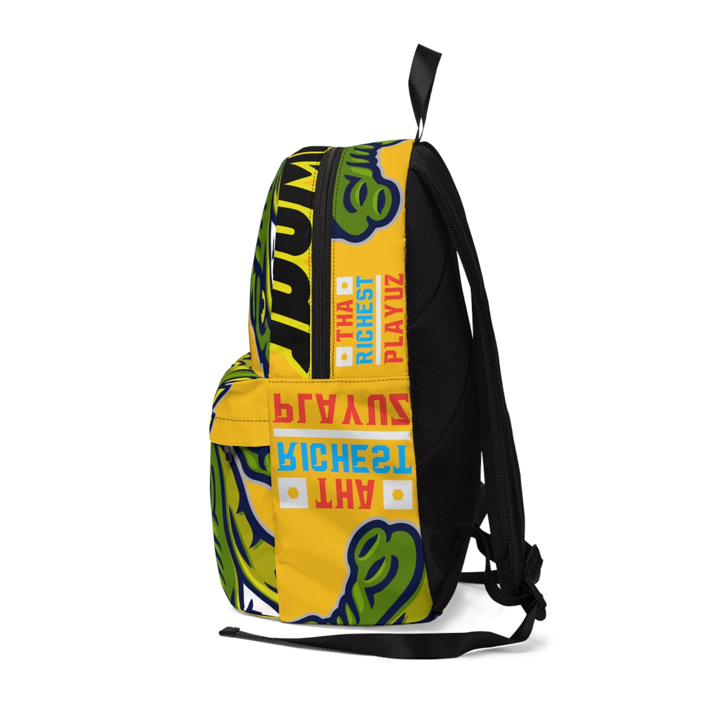 Yellow Flawdawear Limited Edition OG Alligator Playuz "Tha Richest Playuz" Classic Backpack