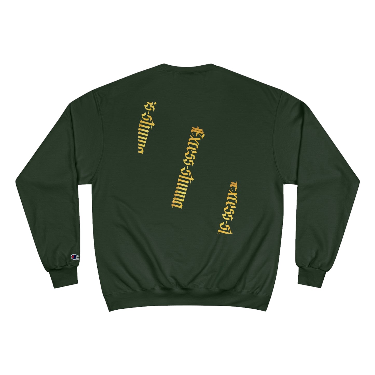 Dark Green Gator Drip Exclusive Supa-Heavy Excess-Stunna Hypa-Flex Limited Edition OG “Excess-Stunna Collection” Champion Playuz Sweatshirt