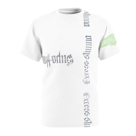 White Gator Drip Exclusive Supa-Heavy Excess-Stunna Hypa-Flex Limited Edition OG “Excess-Stunna Collection” Unisex Cut & Sew Playuz Tee
