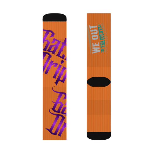 Crusta Gator Drip Supa-Heavy Excess-Stunna Hypa-Flex Limited Edition OG Alligator Papuh Playuz “We Out In Tha Country Past The Cattle Ranch” Medium Playuz Socks