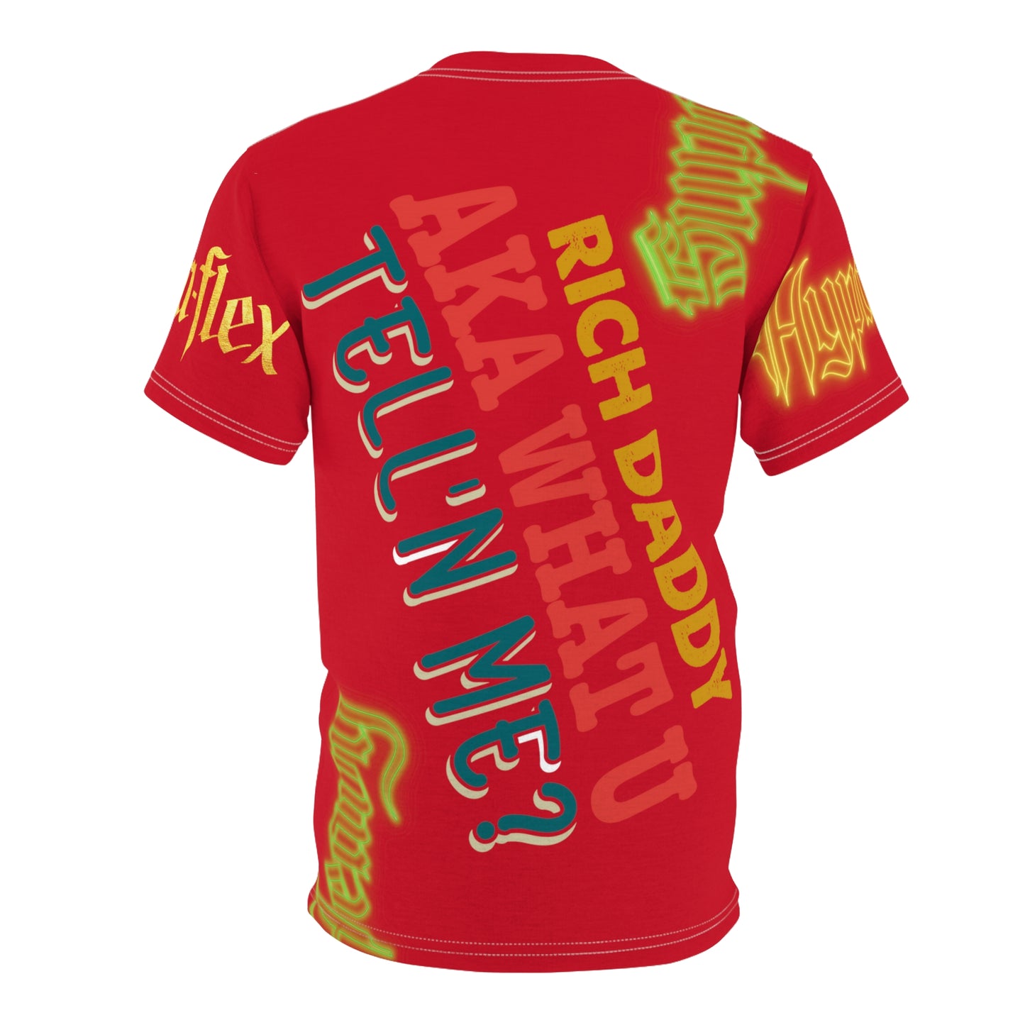 Dark Red Gator Drip Exclusive Supa-Heavy Excess-Stunna Hypa-Flex Limited Edition OG Rich Daddy “Rich Daddy AKA What U Tell’n ME?” Unisex Cut & Sew Playuz Tee