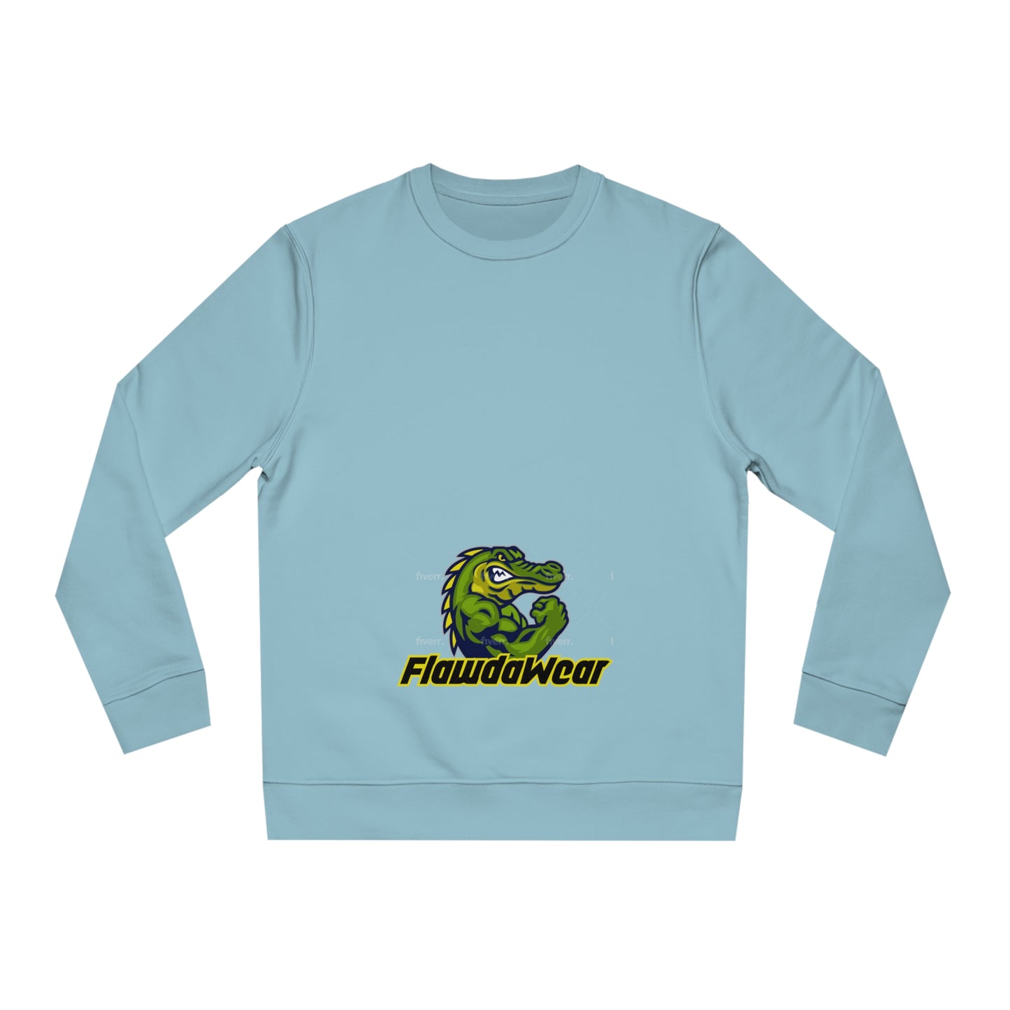 Sky Blue Flawdawear Limited Edition OG Flawda Mane "Ribs Cook'n N' Tha Yard" Unisex Changer Playuz Sweatshirt