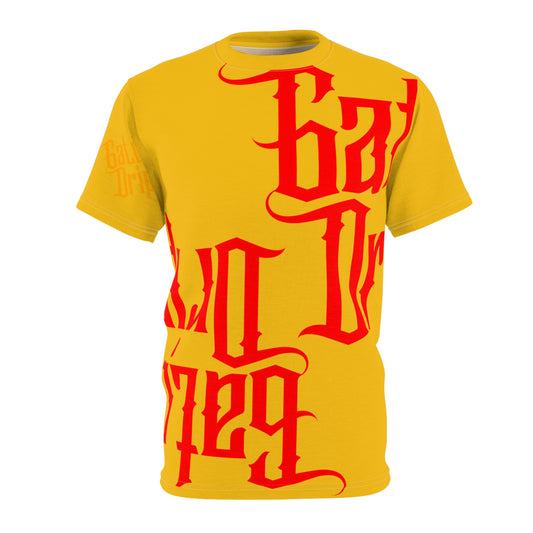 Yellow Gator Drip Exclusive Supa-Heavy Excess-Stunna Hypa-Flex Men’s Unisex Cut & Sew Playuz Tee