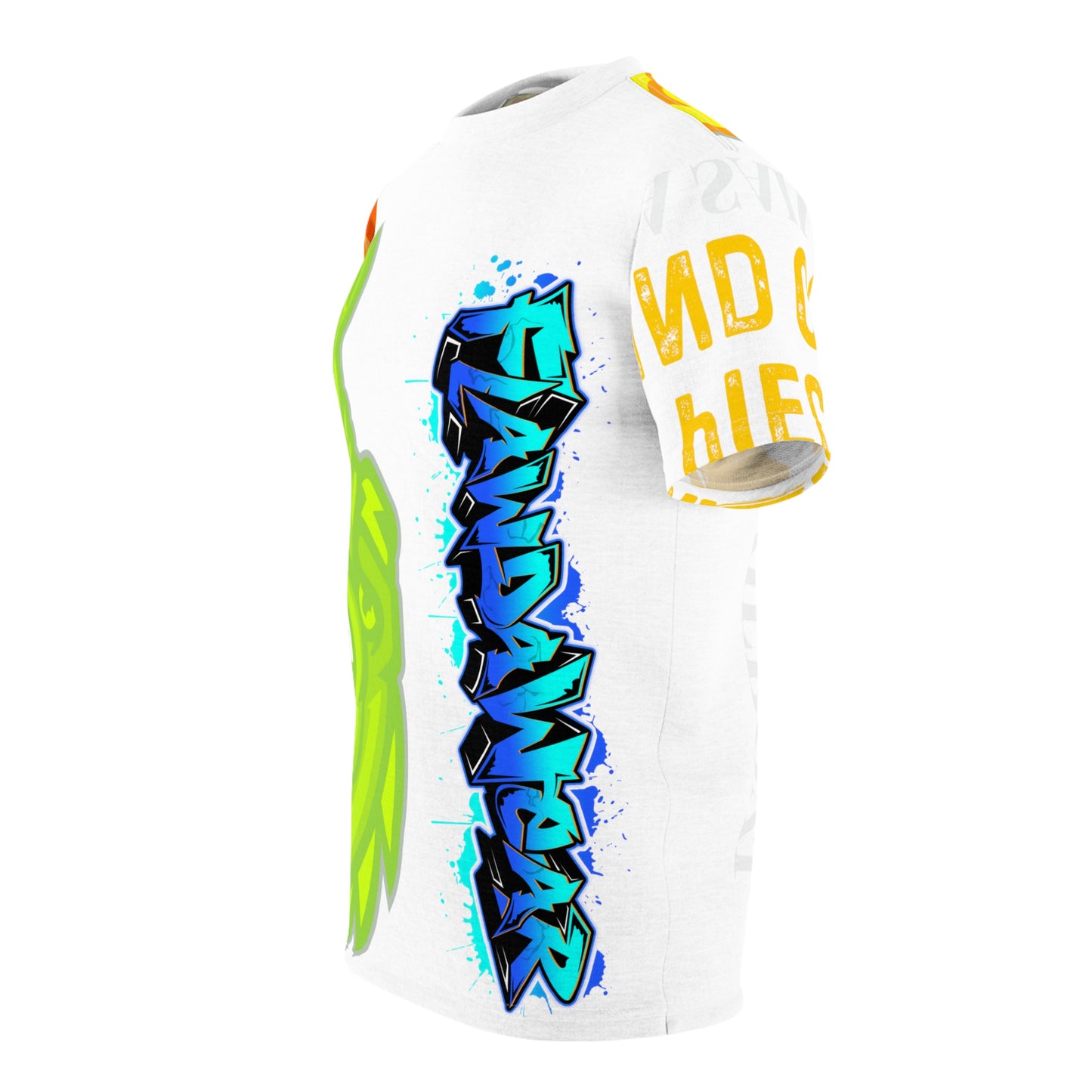 White Flawdawear Limited Edition OG Flawda Mane “My Piece Stand Out Like A Sailboat” Unisex Cut & Sew Playuz Tee