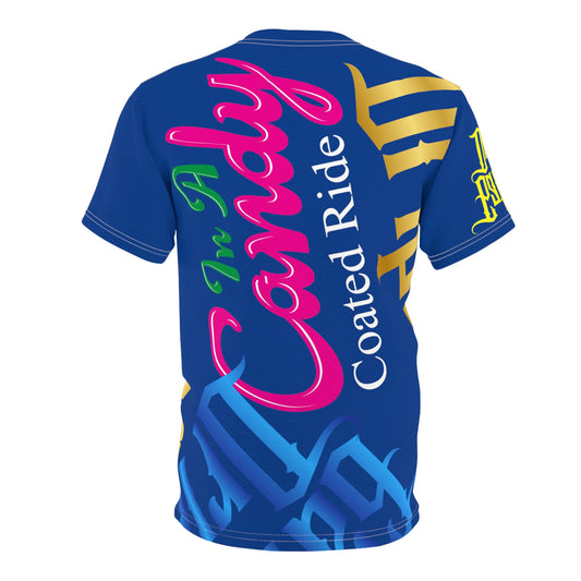 Deep Sea Gator Drip Exclusive Supa-Heavy Excess-Stunna Flex Alligator Playuz Limited Edition OG Multi-Logo Flawda Mane “In A Candy Coated Ride” Unisex Cut & Sew Playuz Tee