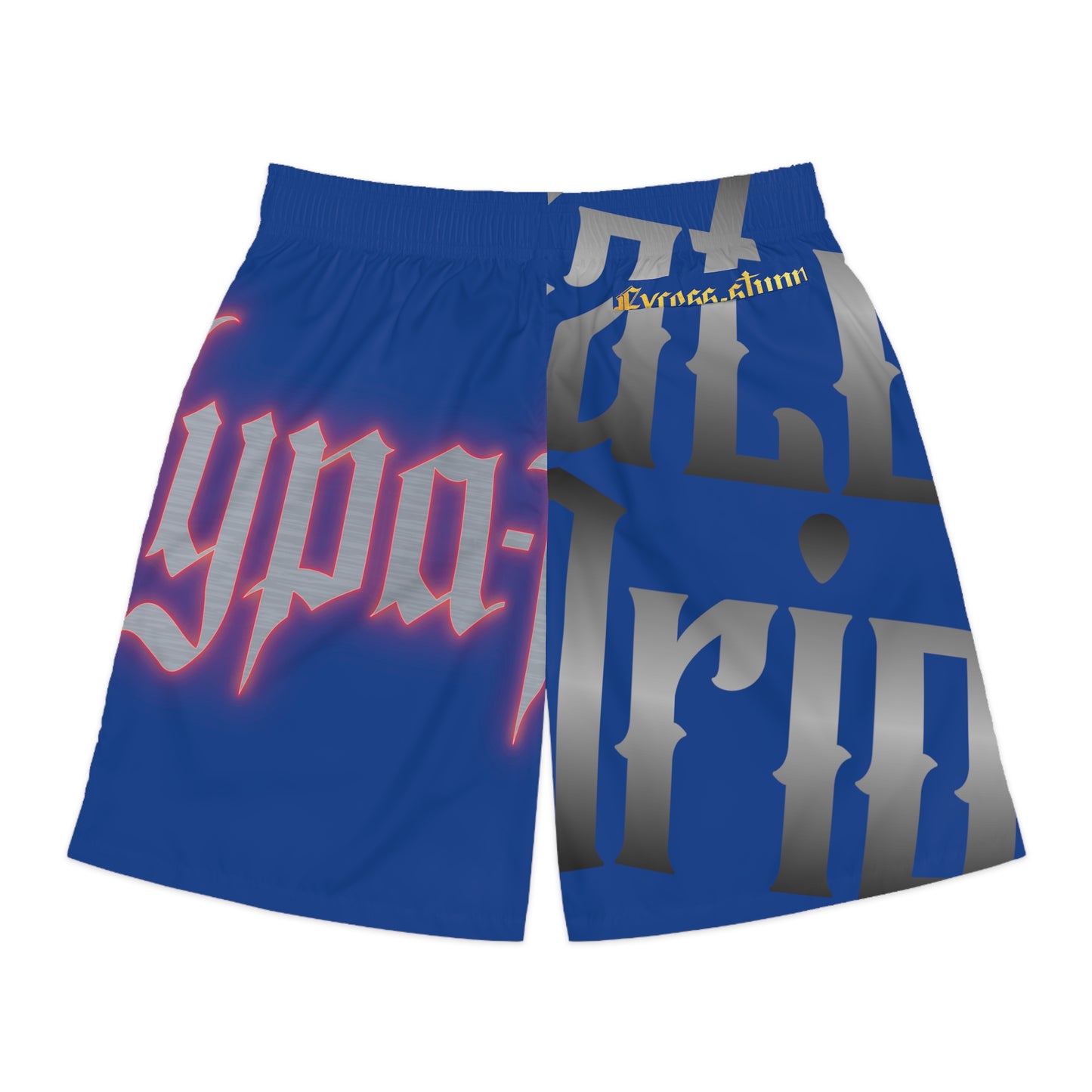 Dark Blue Gator Drip Exclusive Supa-Heavy Excess-Stunna Hypa-Flex Limited Edition OG “Excess-Stunna Collection” Men's Jogguz Playuz Shorts