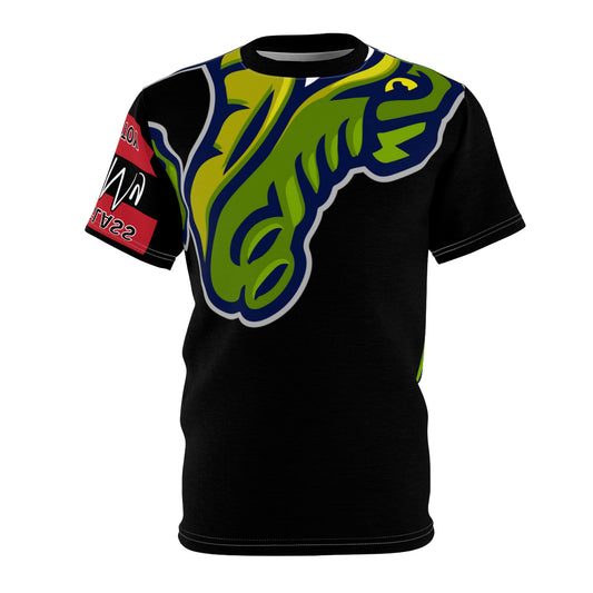 Black Flawdawear Limited Edition OG Flawda Mane “Shak’n Glass Up In MY Candy Toy” Unisex Cut & Sew Playuz Tee