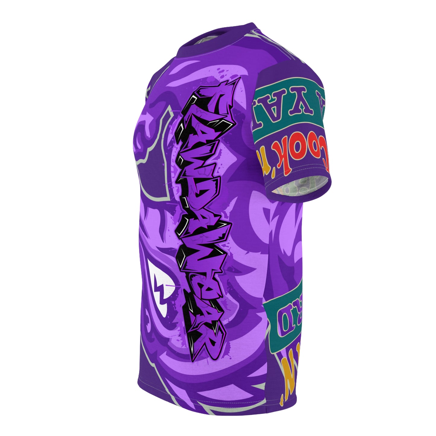 Purple Flawdawear Limited Edition OG Flawda Mane “Ribs Cook’n N’ Tha Yard” Unisex Cut & Sew Playuz Tee