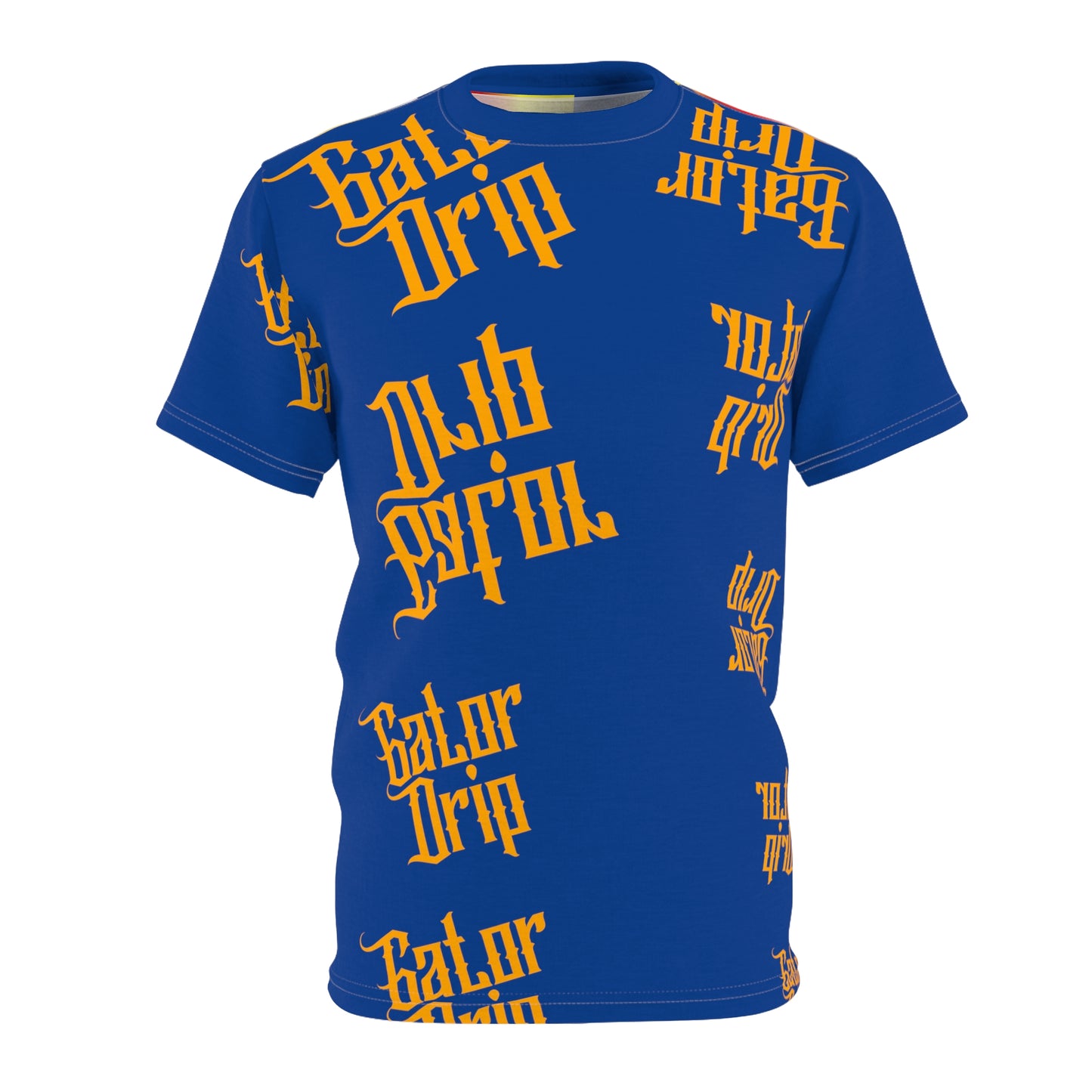 Dark Blue Gator Drip Exclusive Supa-Heavy Excess-Stunna Hypa-Flex Men’s Unisex Cut & Sew Playuz Tee