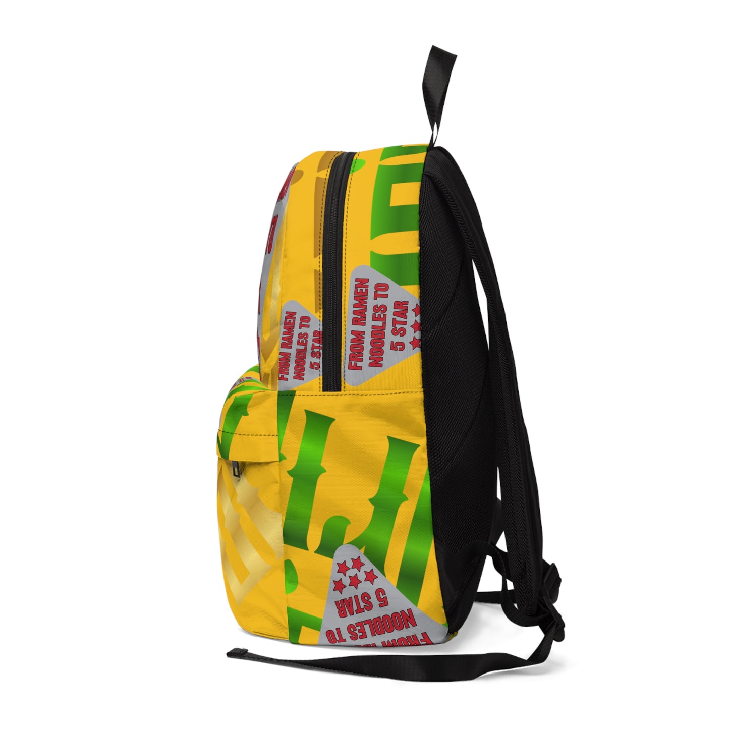Yellow Gator Drip Exclusive Supa-Heavy Excess-Stunna Hypa-Flex Limited Edition OG Multi-Logo Flawda Mane “From Ramen Noodles To 5 Star" Classic Playuz Backpack