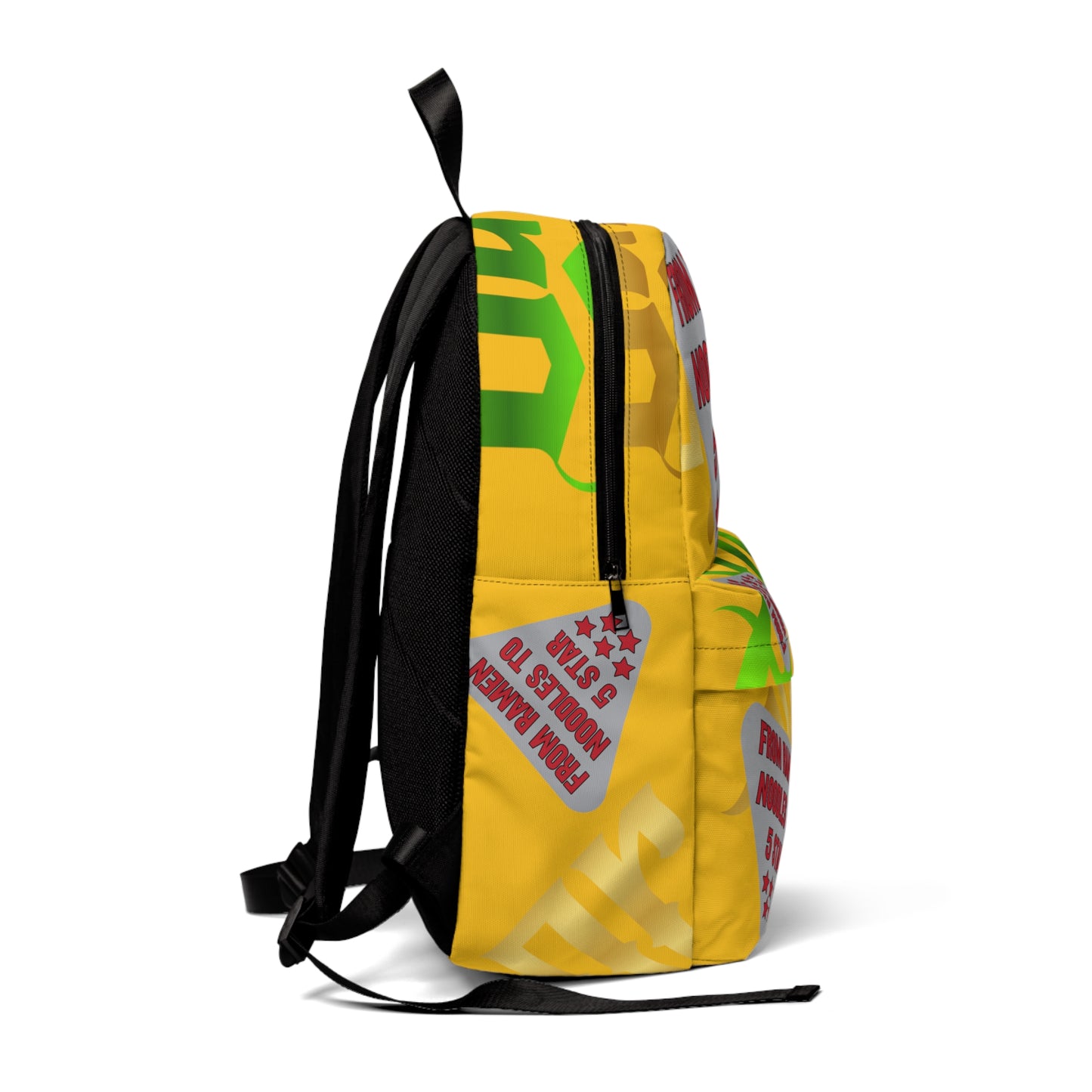 Yellow Gator Drip Exclusive Supa-Heavy Excess-Stunna Hypa-Flex Limited Edition OG Multi-Logo Flawda Mane “From Ramen Noodles To 5 Star" Classic Playuz Backpack