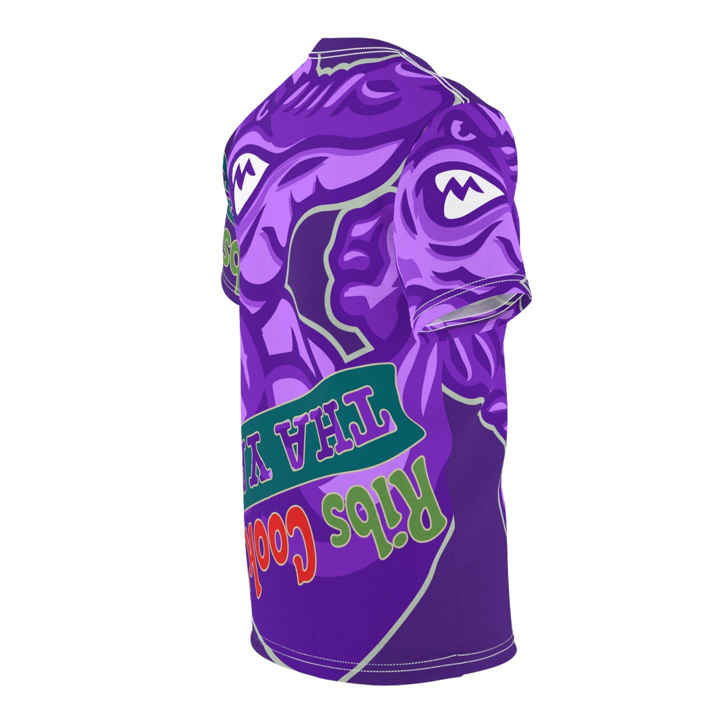 Purple Flawdawear Limited Edition OG Flawda Mane “Ribs Cook’n N’ Tha Yard” Unisex Cut & Sew Playuz Tee