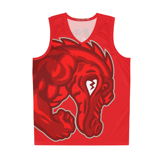 Red Flawdawear Limited Edition OG Rich Daddy “Everytime U See Me I’m 100K Richa” Men’s Basketball Playuz Jersey