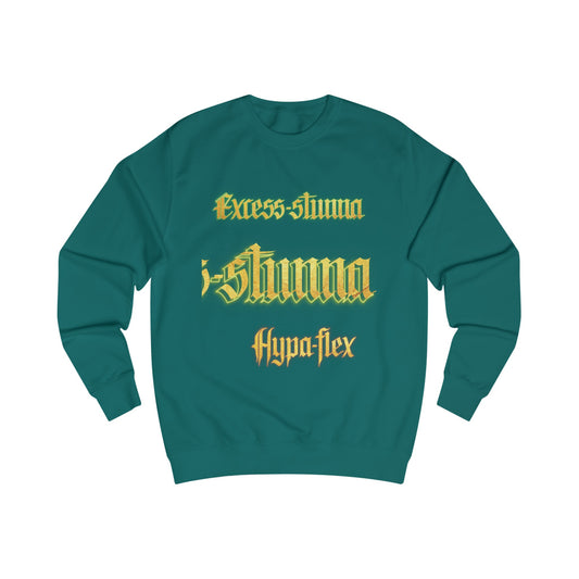 Jade Gator Drip Exclusive Supa-Heavy Excess-Stunna Hypa-Flex Limited Edition OG “Excess-Stunna Collection” Men's Playuz Sweatshirt