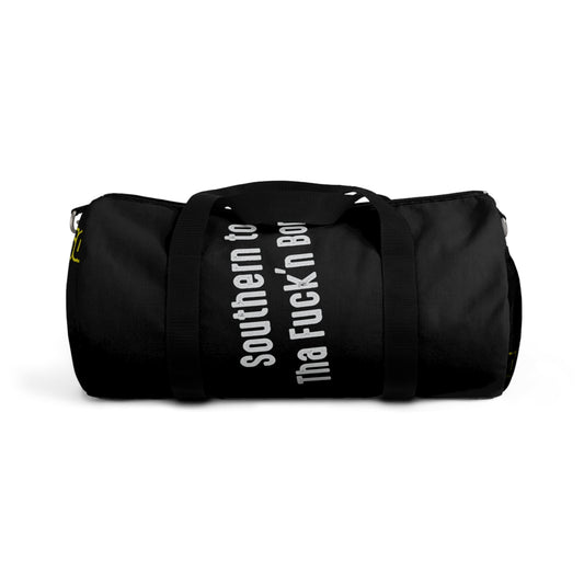 Black Flawdawear Limited Edition OG Flawda Mane “Southern To Tha Fuck’n Bone” Duffle Playuz Bag