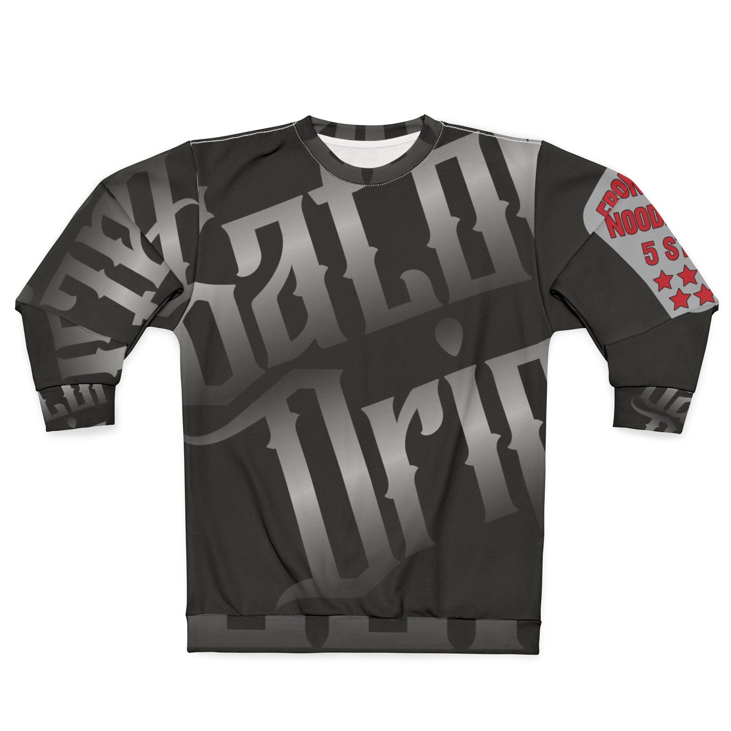 Black Gator Drip Exclusive Supa-Heavy Excess-Stunna Hypa-Flex Limited Edition OG Flawda Mane “From Ramen Noodles To 5 Star" Unisex Playuz Sweatshirt