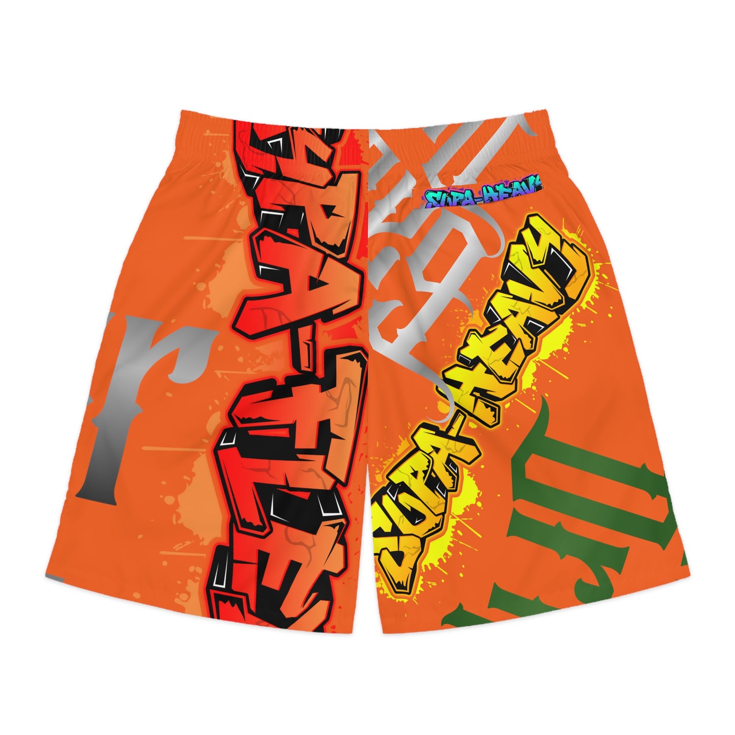 Orange Gator Drip Exclusive Supa-Heavy Excess-Stunna Hypa-Flex Limited Edition OG Flawda Mane “My Piece Stand Out Like A Sailboat” Men’s Jogguz Playuz Shorts