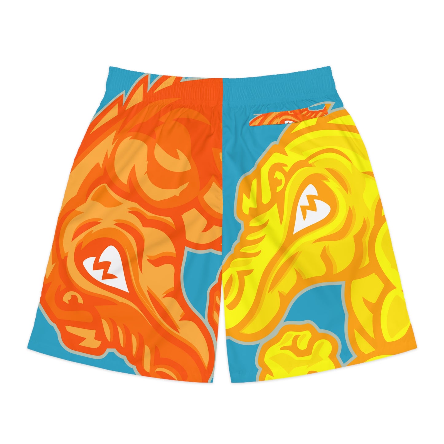 Turquoise Flawdawear Limited Edition OG Alligator Playuz “Flawda Mane Put Dat Smoke On You” Men’s Jogguz Playuz Shorts