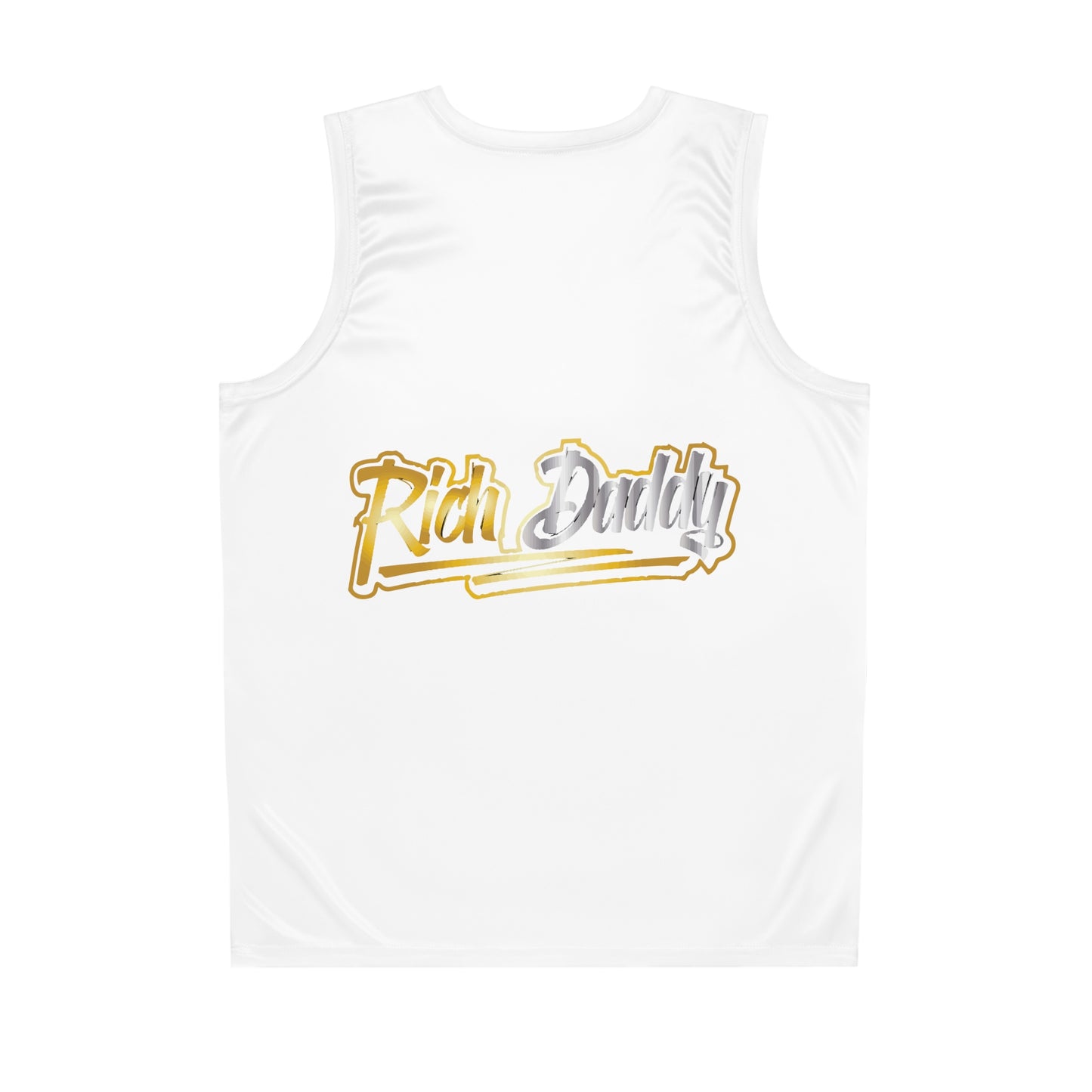 White Gator Drip Exclusive Supa-Heavy Excess-Stunna Hypa-Flex Limited Edition OG Rich Daddy "All White Collection" Basketball Playuz Jersey