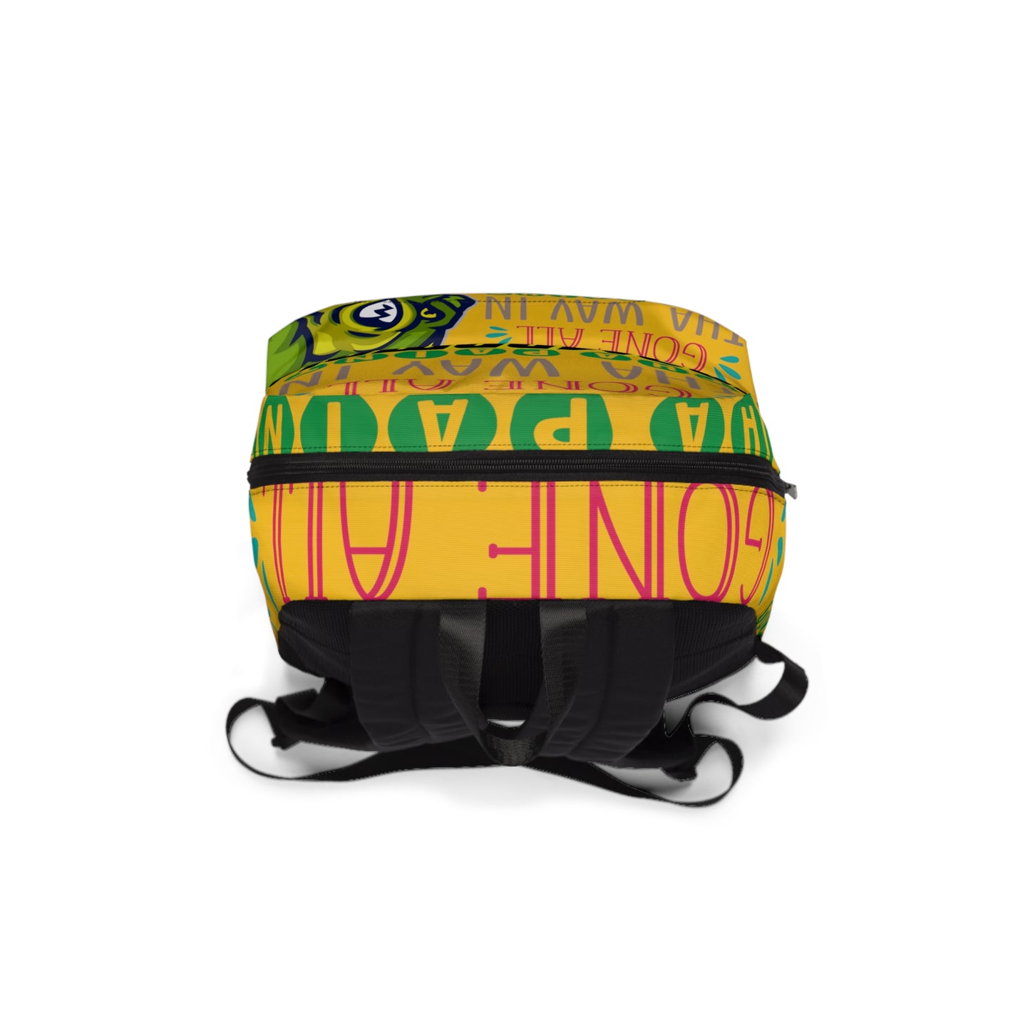 Yellow Flawdawear Limited Edition OG Alligator Playuz "Gone All Tha Way In Tha Paint" Classic Backpack