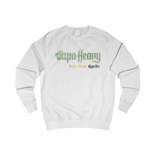 White Gator Drip Exclusive Supa-Heavy Excess-Stunna Hypa-Flex Limited Edition OG “Excess-Stunna Collection” Men's Playuz Sweatshirt