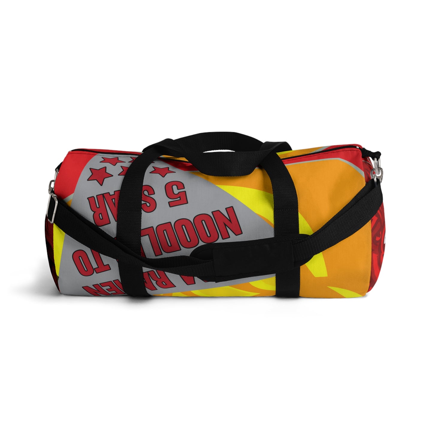 Red/Yellow Flawdawear Limited Edition OG Flawda Mane “From Ramen Noodles To 5 Star” Duffel Playuz Bag