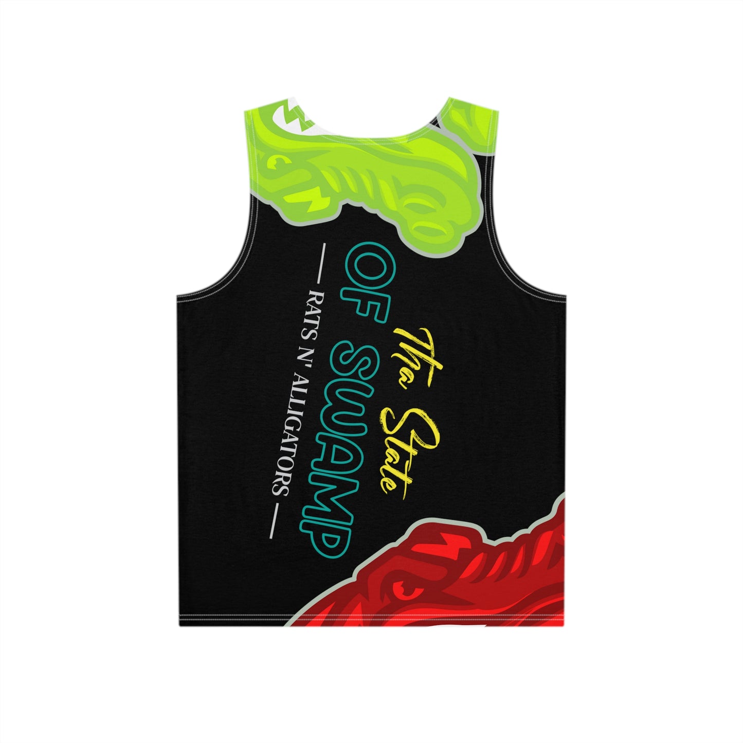 Black Flawdawear Limited Edition OG Flawda Mane “Tha State Of Swamp Rats N’ Alligators” Men’s Playuz Tank