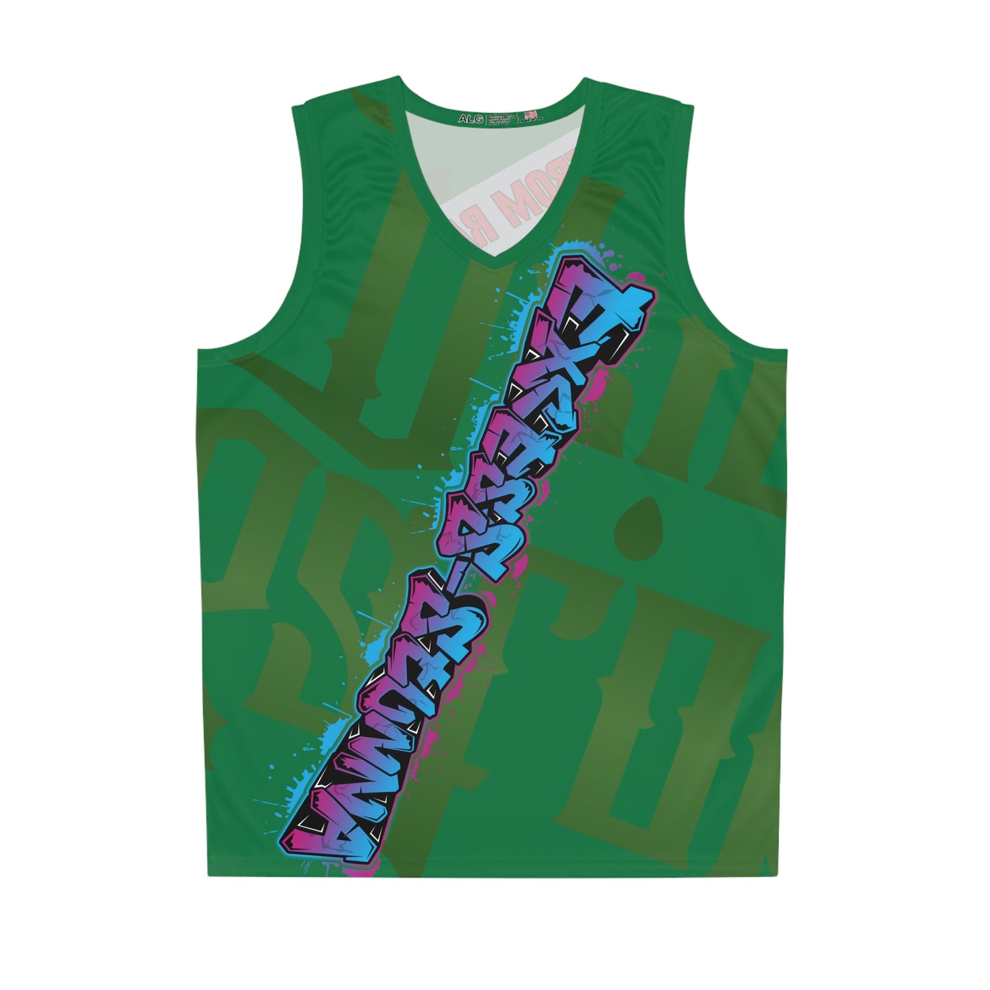 Green Gator Drip Exclusive Supa-Heavy Excess-Stunna Hypa-Flex Limited Edition OG Flawda Mane “From Ramen Noodles To 5 Star" Basketball Playuz Jersey