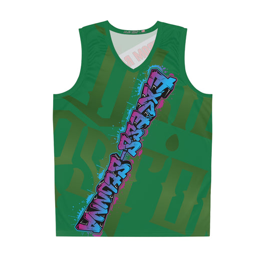 Green Gator Drip Exclusive Supa-Heavy Excess-Stunna Hypa-Flex Limited Edition OG Flawda Mane “From Ramen Noodles To 5 Star" Basketball Playuz Jersey
