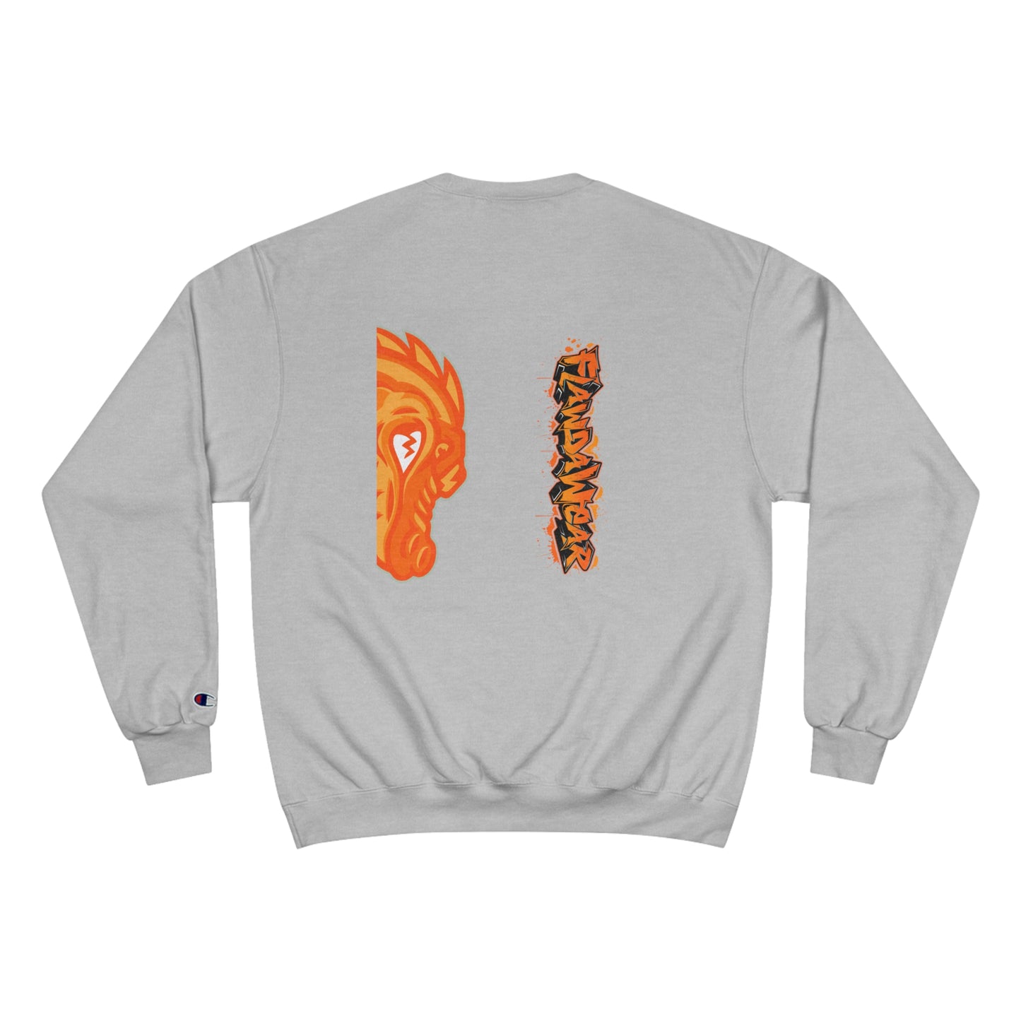 Light Steel Flawdawear Limited Edition "Gator Collection" Champion Sweatshirt