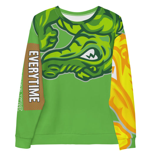 Green Flawdawear Limited Edition OG Rich Daddy “Everytime U See Me I’m 100K Richa” Unisex Playuz Sweatshirt