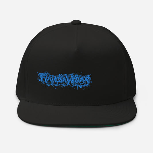 Black Flawdawear Limited Edition OG Flat Bill Playuz Cap
