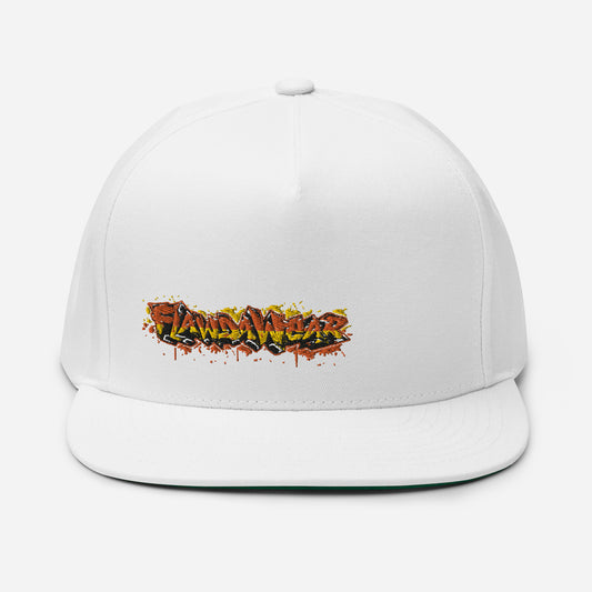 White Flawdawear Limited Edition OG Flat Bill Playuz Cap