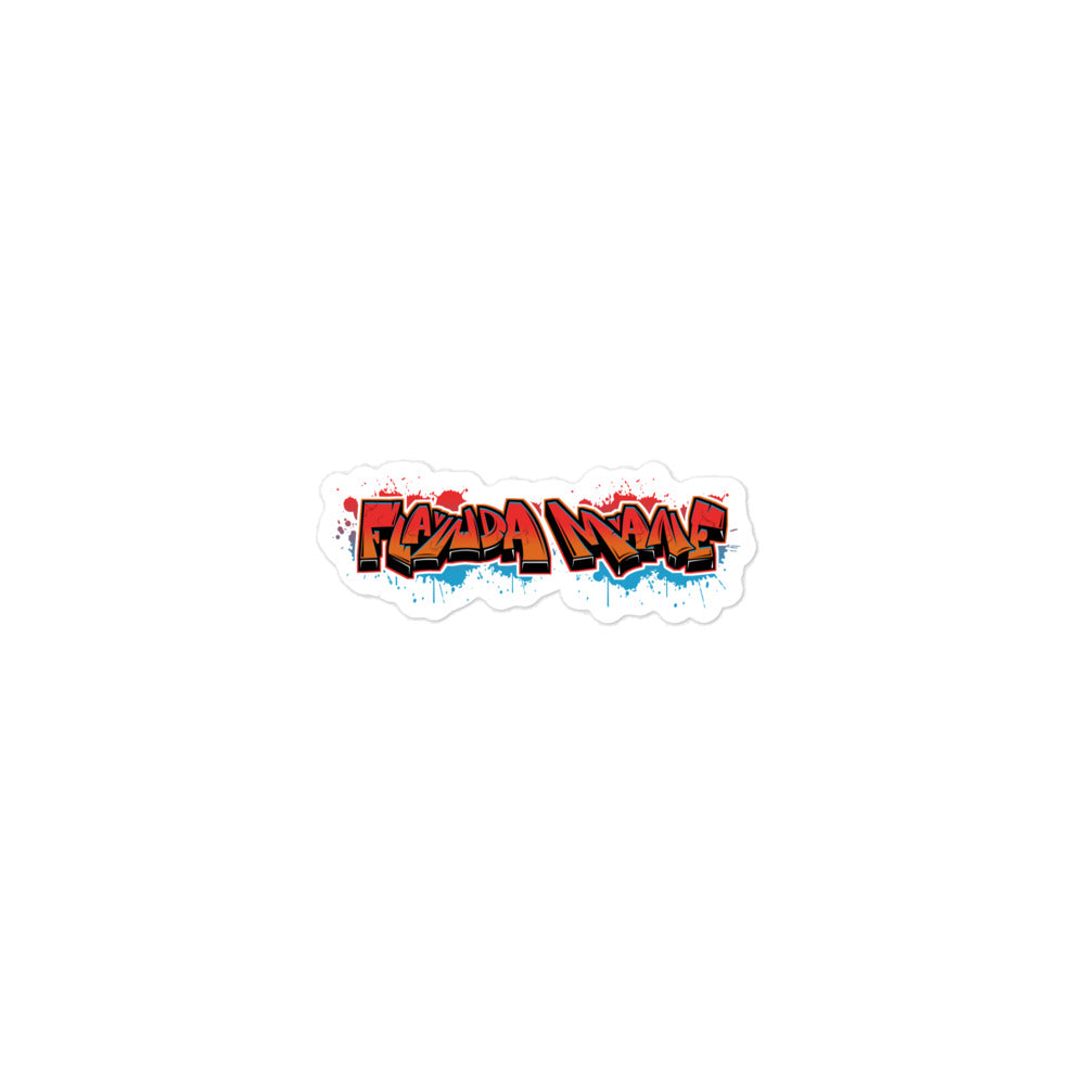 Flawdawear Limited Edition OG Flawda Mane Grafitti Logo Sticker