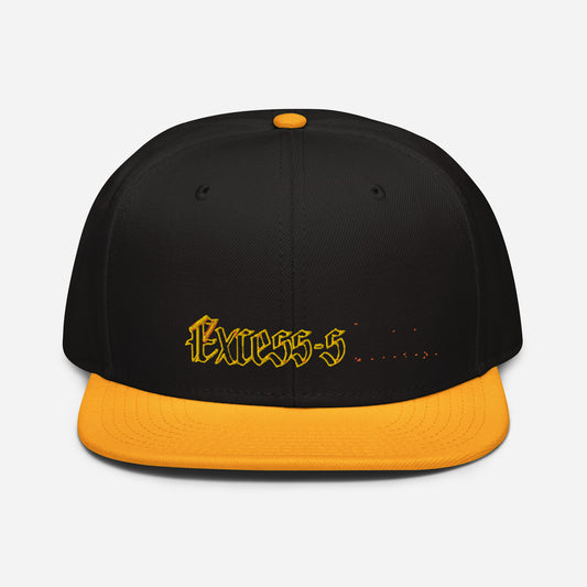 Black/Yellow Gator Drip Exclusive Supa-Heavy Excess-Stunna Hypa-Flex Limited Edition OG "Excess-Stunna Collection" Snapback Playuz Hat