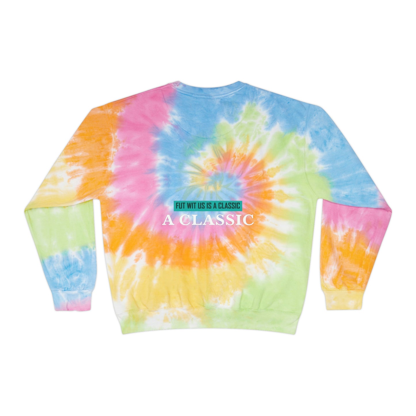 Tie-Dye Flawdawear x Gator Drip Supa-Heavy Excess-Stunna Hypa-Flex Limited Edition OG Alligator Playuz "Fut Wit Us Is A Classic" Unisex Playuz Sweatshirt