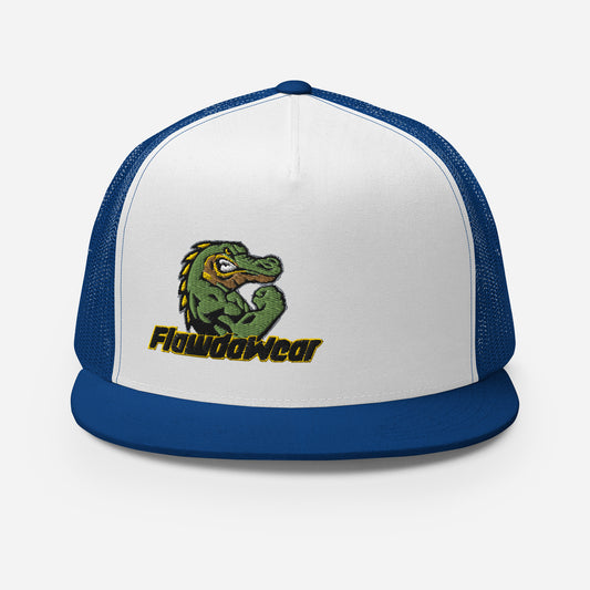 Royal/White/Royal Flawdawear Flawda Mane Limited Edition OG 5 Panel Trucka Playuz Hat