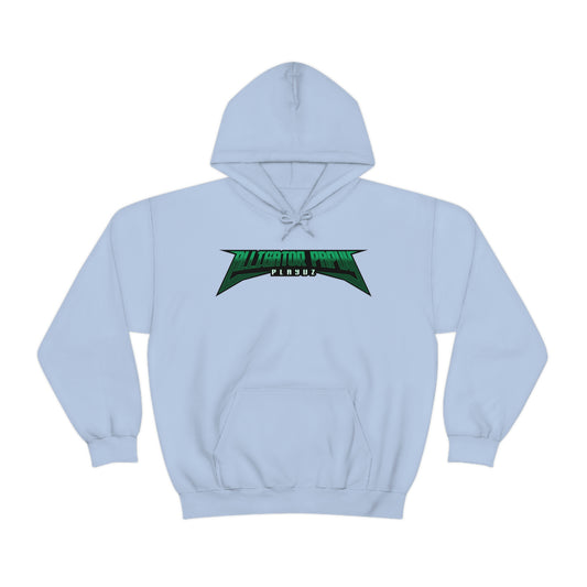 Light Blue Flawdawear Limited Edition OG Alligator Playuz "Alligator Rock" Hooded Playuz Sweatshirt