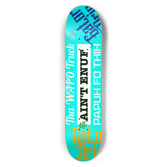 Turquoise Gator Drip 7.5 Pop "Wapo Truck" Limited