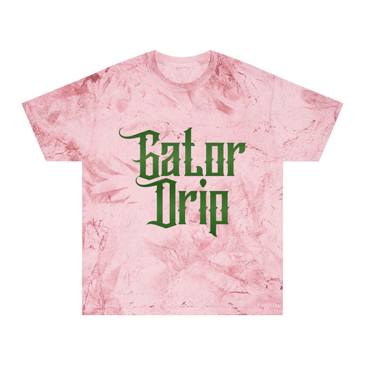 Clay Gator Drip Exclusive Supa-Heavy Excess-Stunna Hypa-Flex Limited Edition OG Unisex Rich Daddy "All My Caddies Got Temps On Em" Unisex Color Blast Playuz T-Shirt