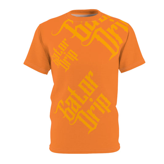 Orange Gator Drip Exclusive Supa-Heavy Excess-Stunna Hypa-Flex Men’s Unisex Cut & Sew Playuz Tee