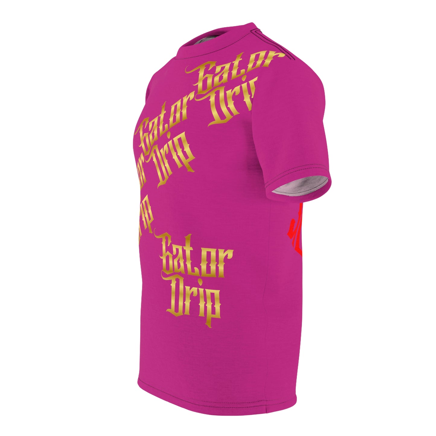 Pink Gator Drip Exclusive Supa-Heavy Excess-Stunna Hypa-Flex Men’s Unisex Cut & Sew Playuz Tee