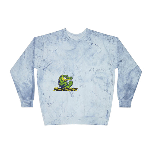 Ocean Flawdawear Limited Edition OG Rich Daddy "All My Caddies Got Temps On Em" Unisex Color Blast Crewneck Playuz Sweatshirt