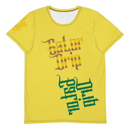 Paris Daisy Gator Drip Exclusive Supa-Heavy Excess-Stunna Flex Alligator Playuz Limited Edition OG Multi-Logo Rich Daddy "White Diddy Playuh Best Friend Benji" Men’s Athletic Playuz Tee