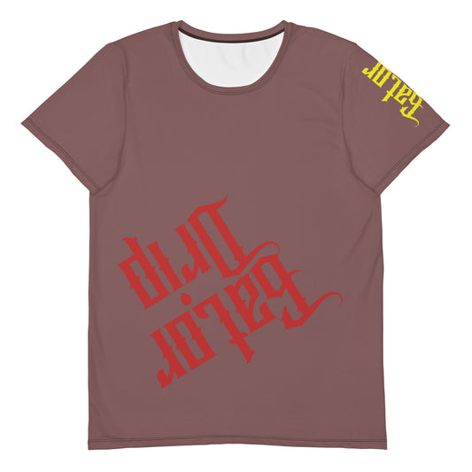 Light Wood Gator Drip Exclusive Supa-Heavy Excess-Stunna Flex Alligator Playuz Limited Edition OG Multi-Logo Rich Daddy "White Diddy Playuh Best Friend Benji" Men’s Athletic Playuz Tee