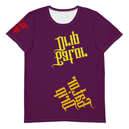 Tyrian Purple Gator Drip Exclusive Supa-Heavy Excess-Stunna Flex Alligator Playuz Limited Edition OG Multi-Logo Rich Daddy "White Diddy Playuh Best Friend Benji" Men’s Athletic Playuz Tee